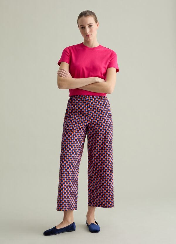 Ovs Pantalone a gamba larga stampa all-over