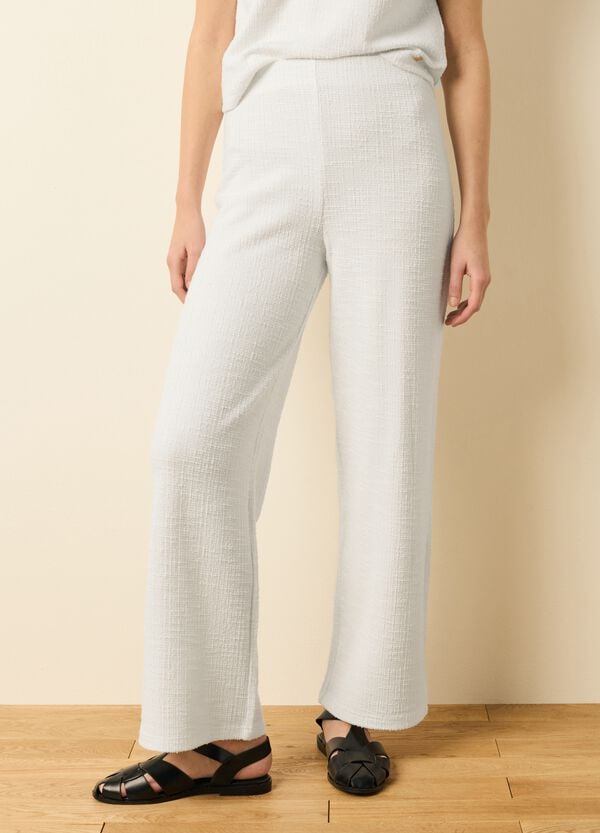 Ovs Pantalone A Gamba Larga Trama Lavorata