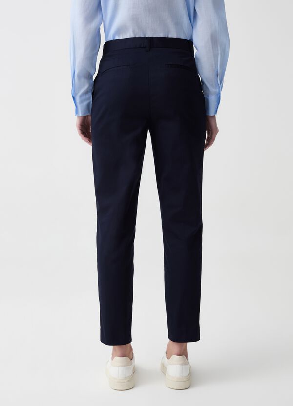 Ovs Pantalone A Sigaretta In Cotone Stretch