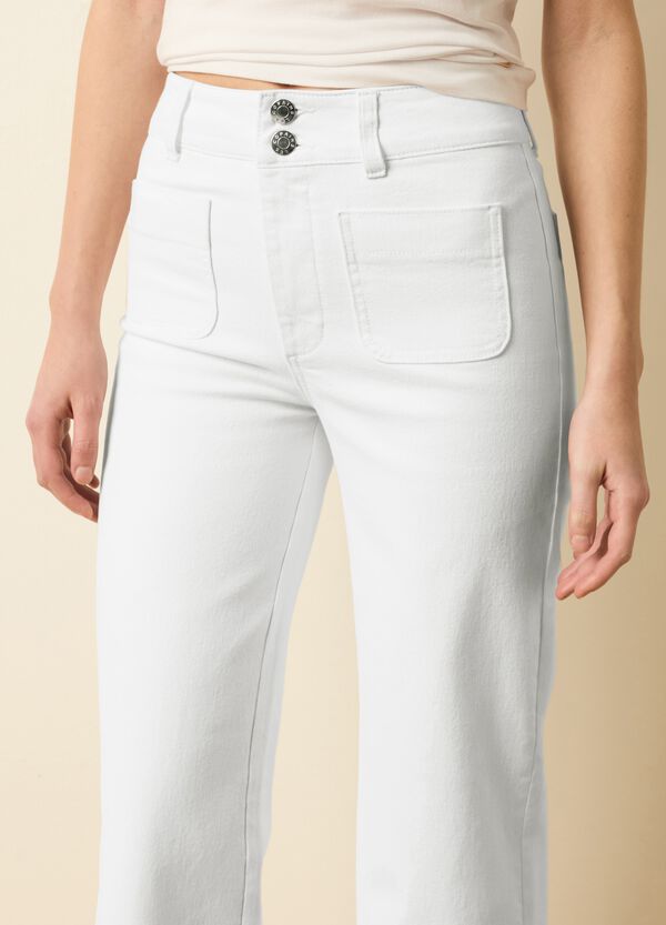 Ovs Pantalone Bootcut Fit Tinta Unita