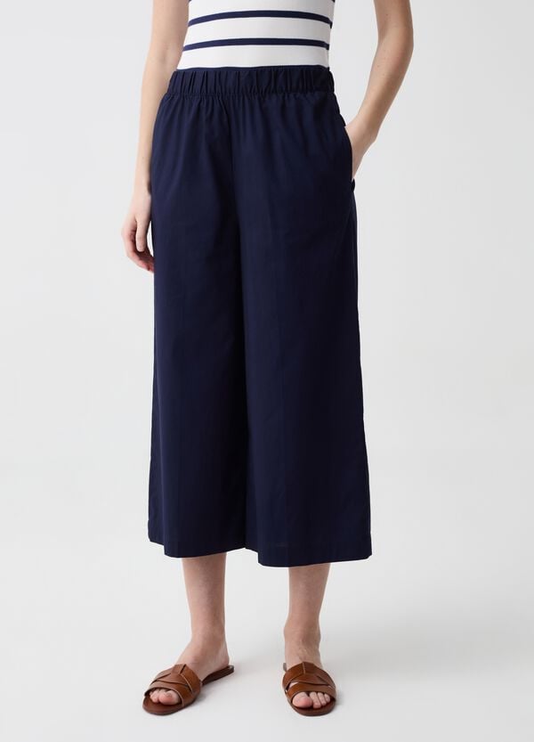 Ovs Pantalone Capri Wide Leg