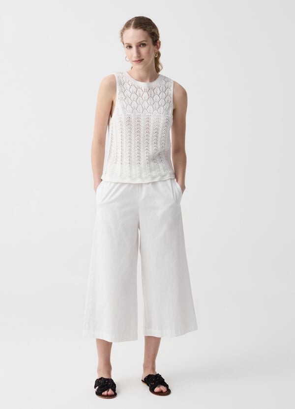 Ovs Pantalone capri wide leg