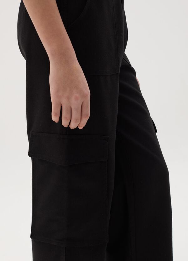 Ovs Pantalone Cargo A Gamba Larga
