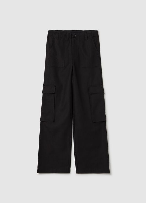 Ovs Pantalone Cargo A Gamba Larga