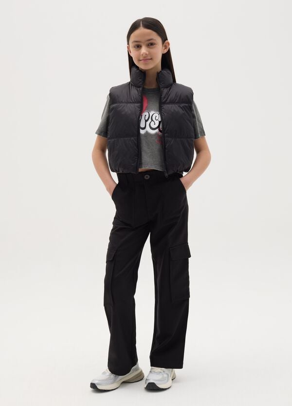 Ovs Pantalone cargo a gamba larga