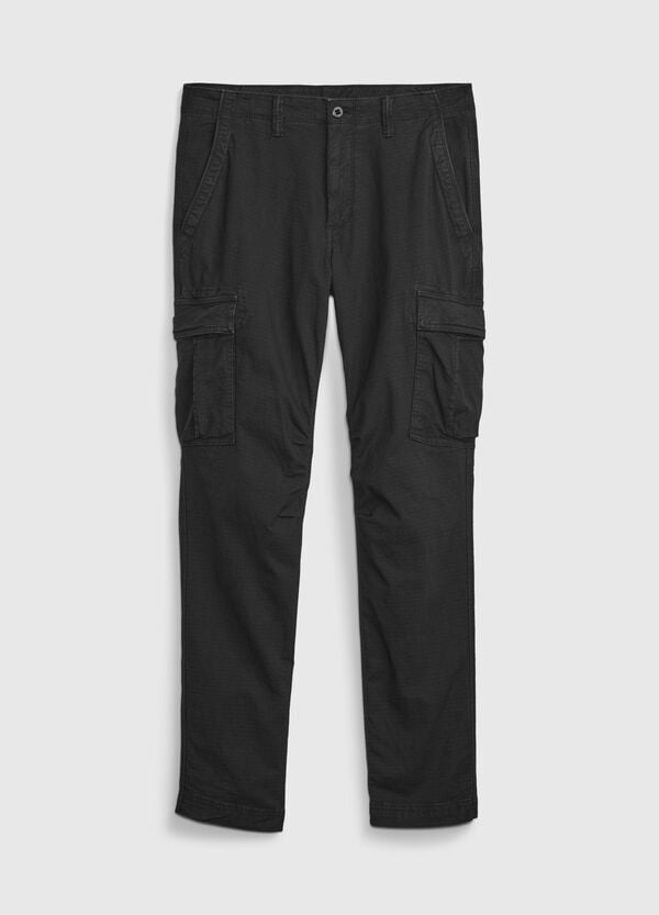 Ovs Pantalone Cargo Con Trama Ripstop