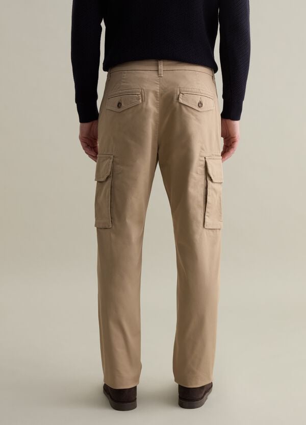 Ovs Pantalone Cargo In Cotone Stretch