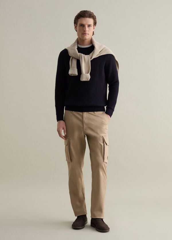 Ovs Pantalone cargo in cotone stretch