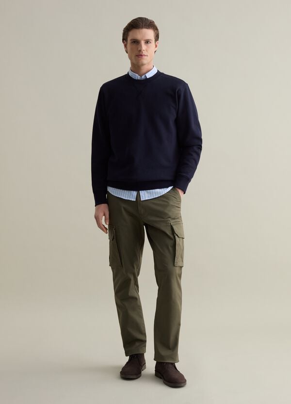Ovs Pantalone cargo in cotone stretch
