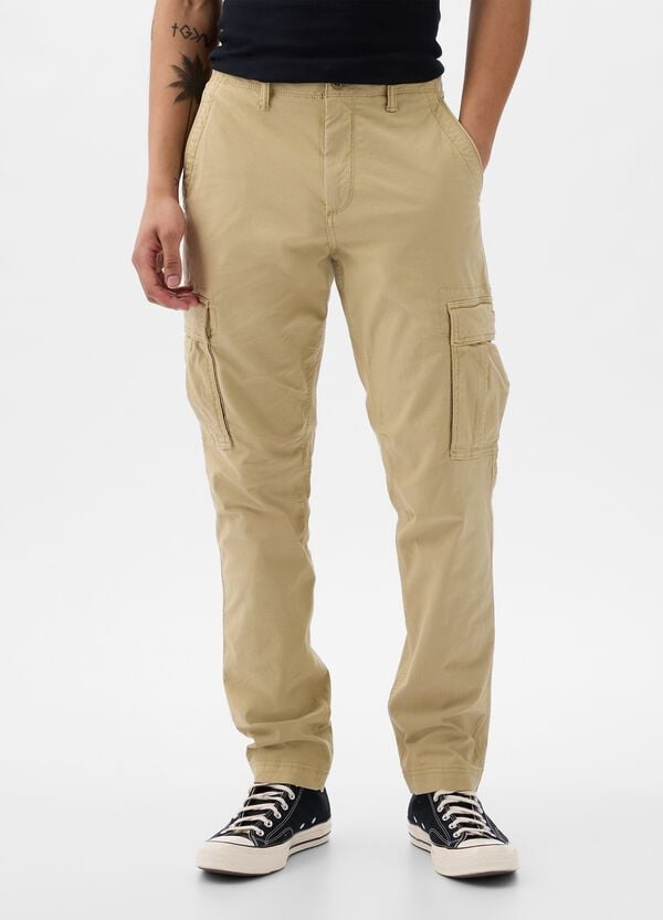 Ovs Pantalone Cargo In Cotone Stretch