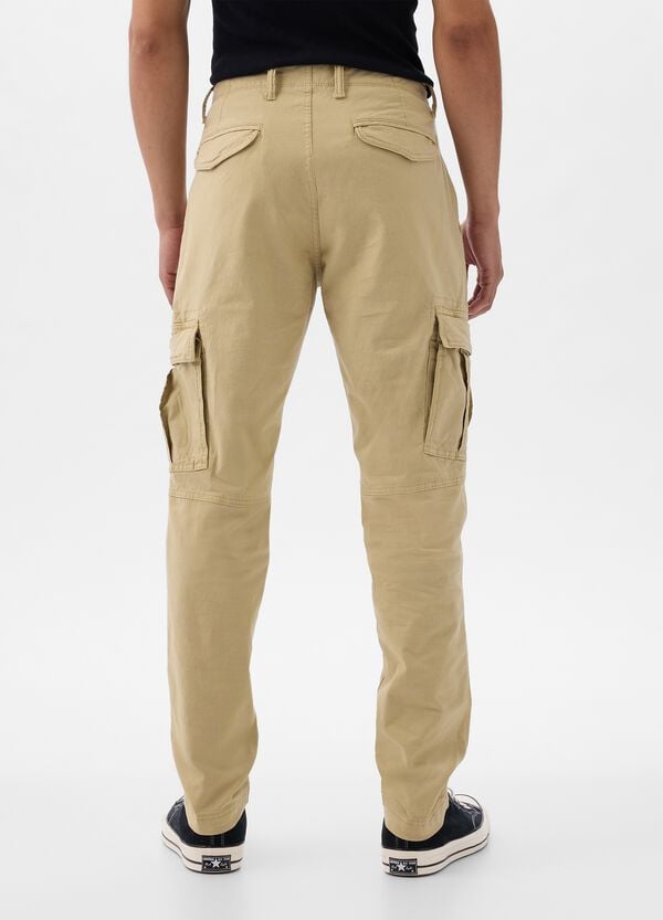 Ovs Pantalone Cargo In Cotone Stretch