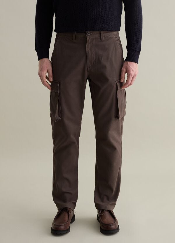 Ovs Pantalone Cargo In Piquet