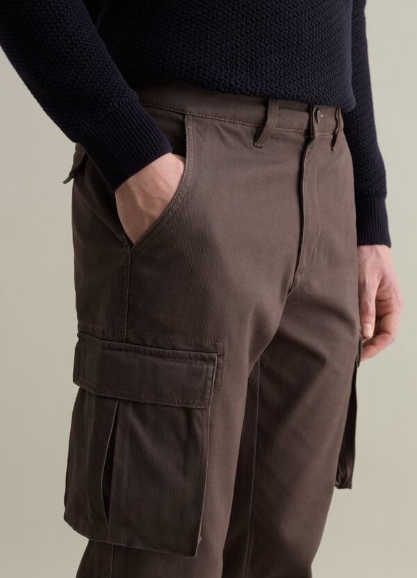 Ovs Pantalone Cargo In Piquet