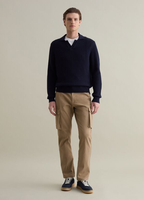 Ovs Pantalone cargo in piquet