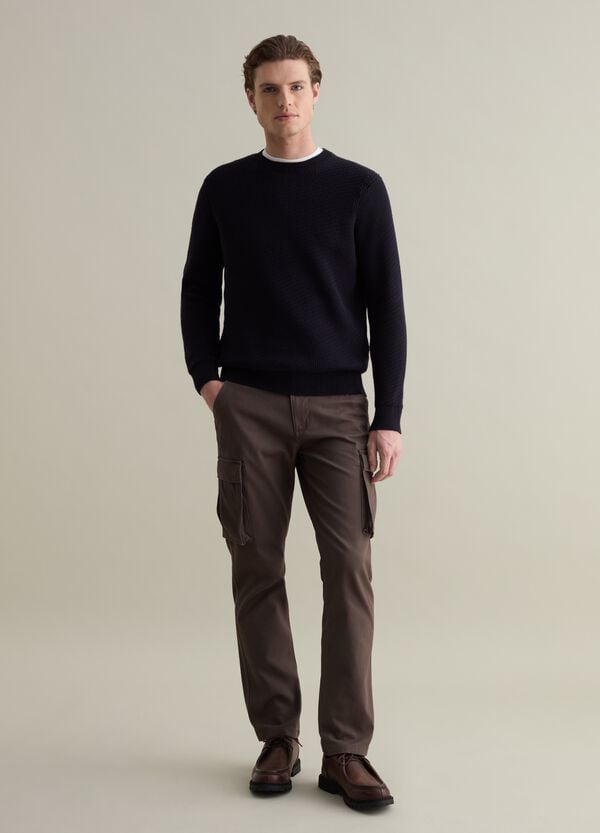 Ovs Pantalone cargo in piquet