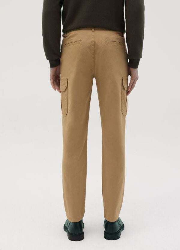 Ovs Pantalone Cargo Slim Fit In Cotone Stretch