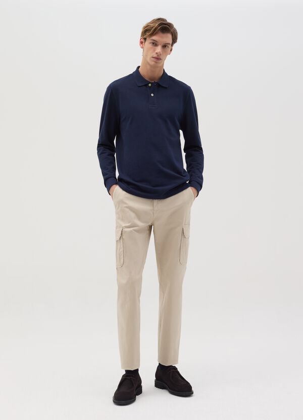 Ovs Pantalone cargo slim fit in cotone stretch