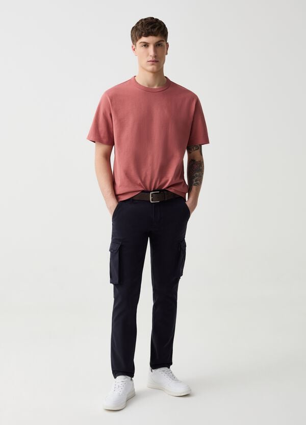Ovs Pantalone cargo slim fit in twill stretch