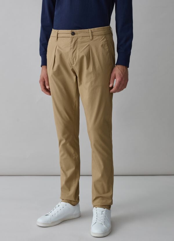 Ovs Pantalone Chino Con Trama Ripstop