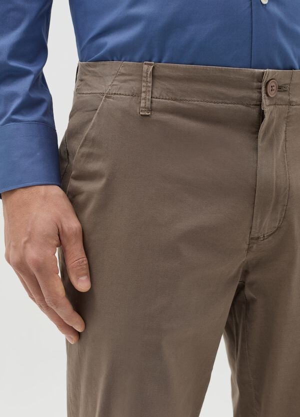 Ovs Pantalone Chino In Cotone Stretch