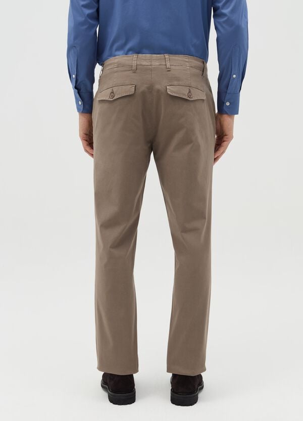 Ovs Pantalone Chino In Cotone Stretch