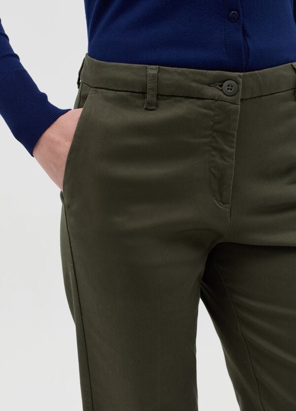 Ovs Pantalone Chino In Cotone Stretch