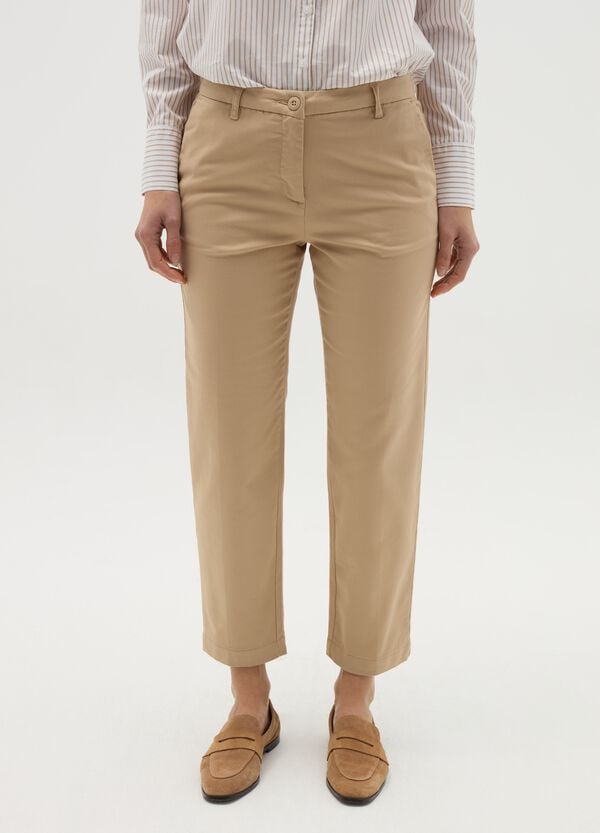 Ovs Pantalone Chino In Cotone Stretch