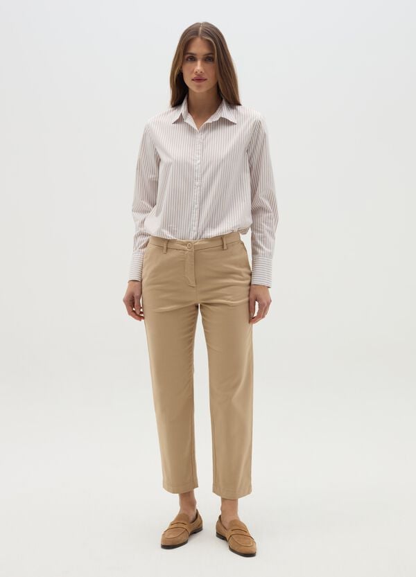 Ovs Pantalone Chino In Cotone Stretch