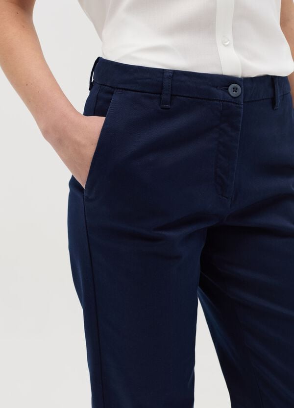 Ovs Pantalone Chino In Cotone Stretch