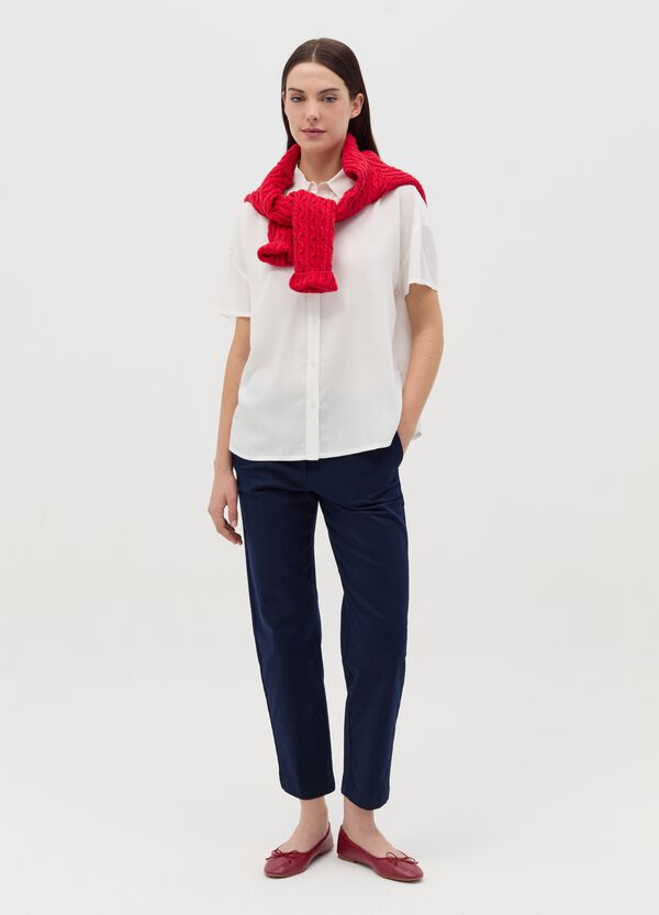 Ovs Pantalone chino in cotone stretch