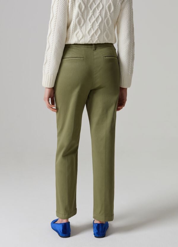 Ovs Pantalone Chino In Cotone Stretch