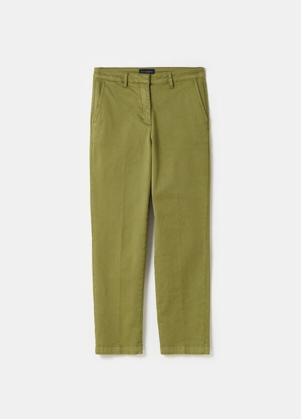 Ovs Pantalone Chino In Cotone Stretch