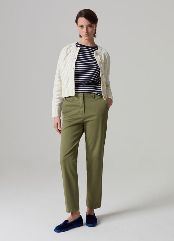 Ovs Pantalone chino in cotone stretch