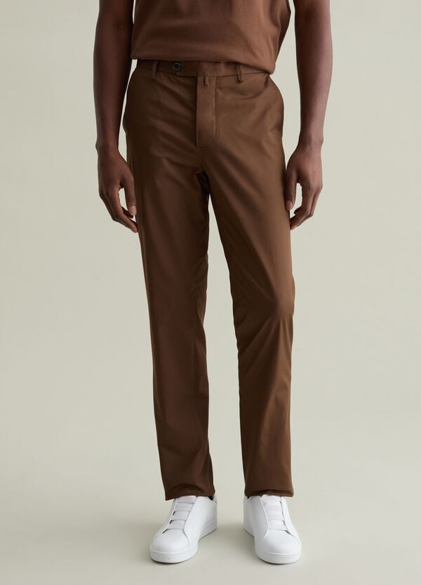 Ovs Pantalone Chino In Cotone Stretch