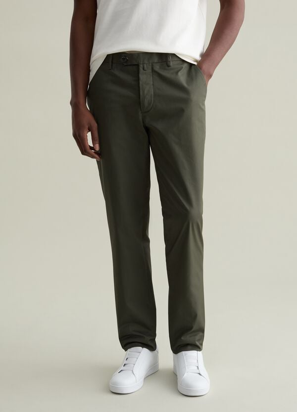 Ovs Pantalone Chino In Cotone Stretch