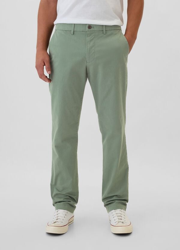 Ovs Pantalone Chino In Cotone Stretch