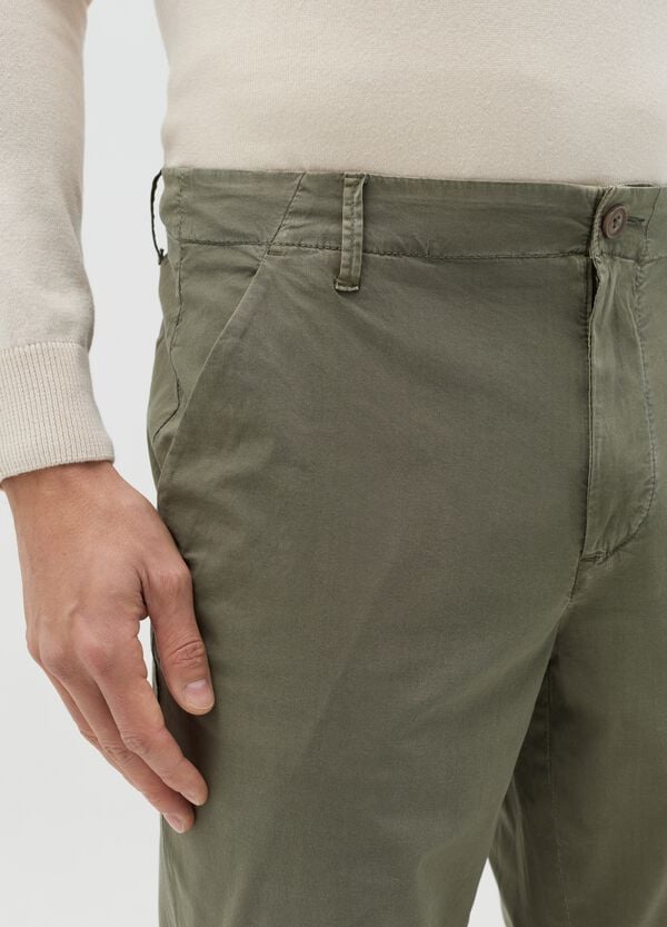 Ovs Pantalone Chino In Cotone Stretch