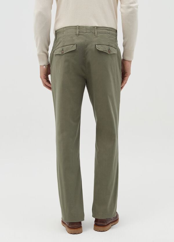 Ovs Pantalone Chino In Cotone Stretch