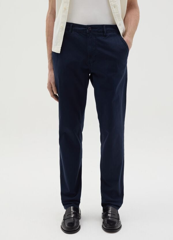 Ovs Pantalone Chino In Popeline