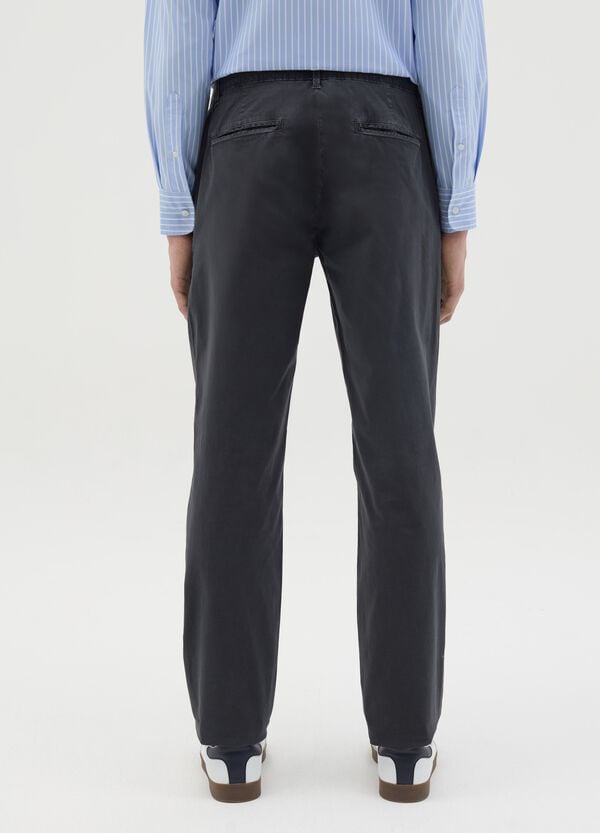 Ovs Pantalone Chino In Popeline