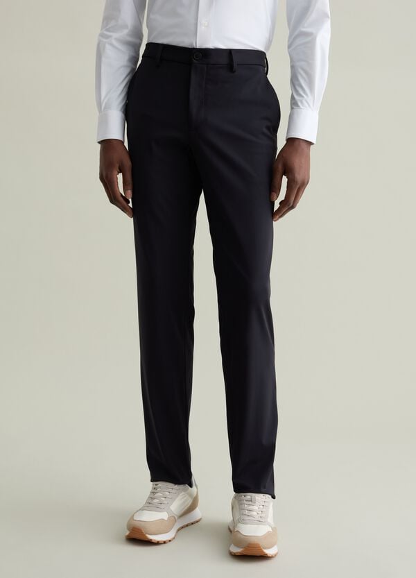 Ovs Pantalone Chino In Tessuto Tecnico