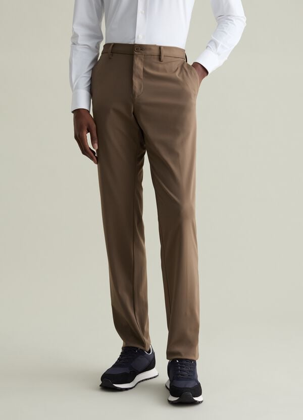 Ovs Pantalone Chino In Tessuto Tecnico