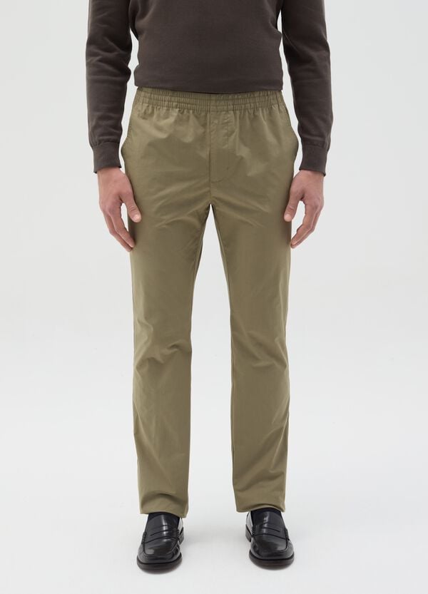 Ovs Pantalone Chino Jogger In Cotone