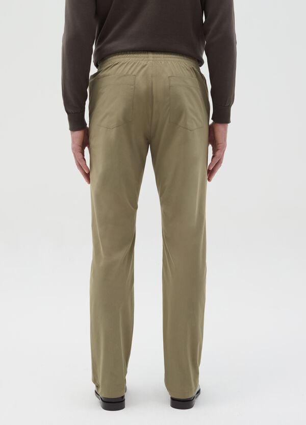 Ovs Pantalone Chino Jogger In Cotone