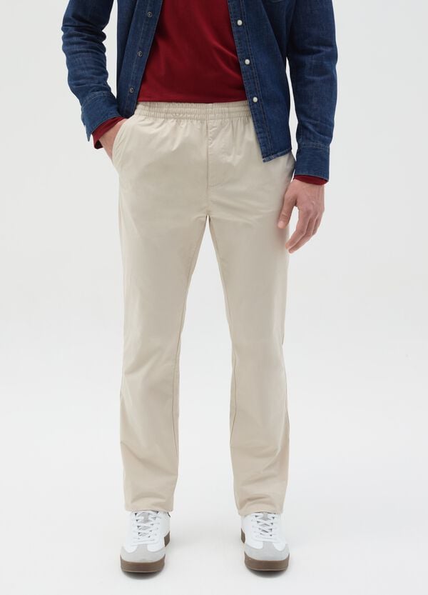 Ovs Pantalone Chino Jogger In Cotone
