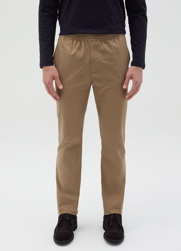 Ovs Pantalone Chino Jogger In Cotone