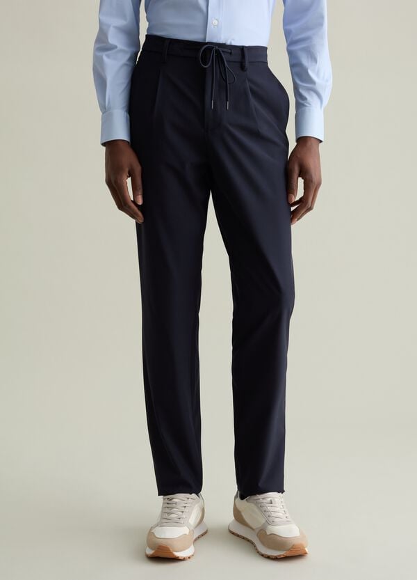 Ovs Pantalone Chino Jogger In Tessuto Tecnico