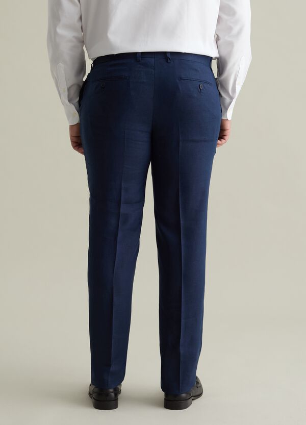 Ovs Pantalone Chino Oversize In Lino Plus Size