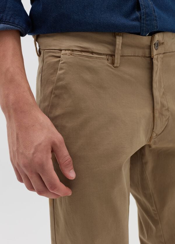 Ovs Pantalone Chino Regular Fit In Cotone Stretch