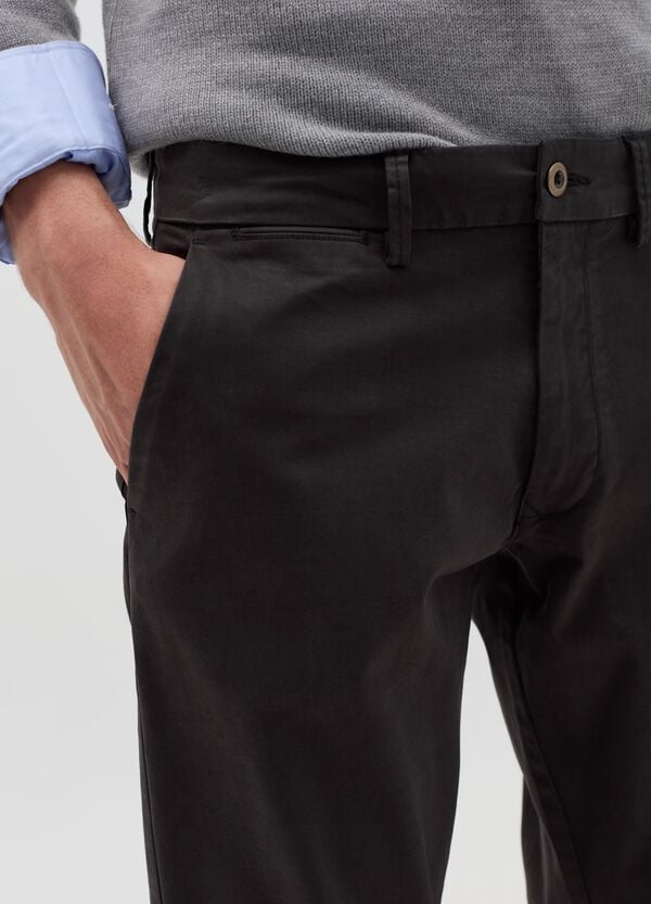 Ovs Pantalone Chino Regular Fit In Cotone Stretch